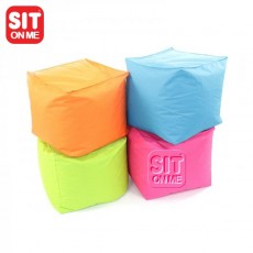 Pouf poire avec repose-pieds
