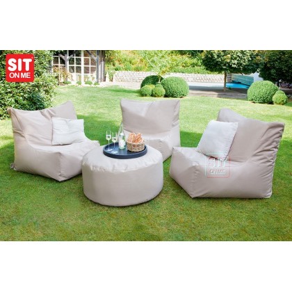 Salon de pouf pour jardin Salon de pouf pour jardin
