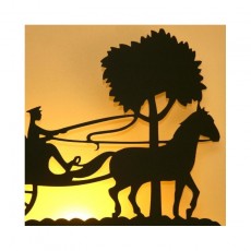 Applique mural La Calèche
