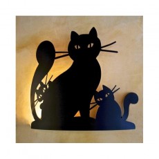 Applique murale La Chatte et les Chatons
