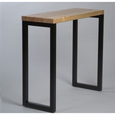 Table haute industrielle 120x45 cm