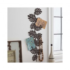 Patère Porte bijoux mural feuilles grand modèle
