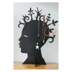 Porte bijoux tête-afro