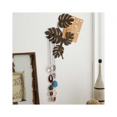 Patère Porte bijoux mural feuilles petit modèle