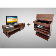 Pack Meuble TV Casa + Porte chaussure