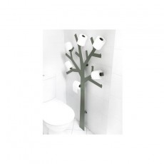 Réserve papier wc design arbre