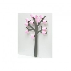 Réserve papier wc design arbre