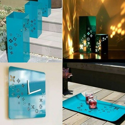 Pack déco printemps (3 lanternes + horloge murale + plateau) Pack déco printemps (3 lanternes + horloge murale + plateau)