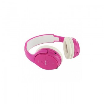 BEEWI Bluetooth + filaire casque rose 