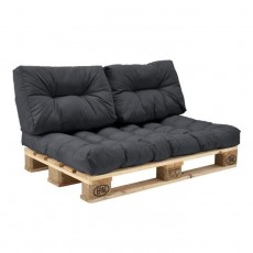 Pack de 3 coussins pour canapé palette