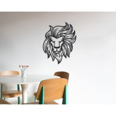 Metal wall art Lion's Head