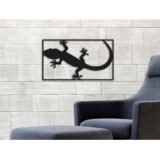 Metal wall art Chameleon
