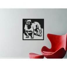 Metal wall art Buldog