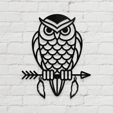 Metal wall art Owl