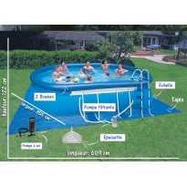 Pack Piscine Gonflable H76cm X ø366cm Accessoires Formule
