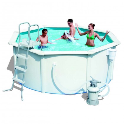 Piscines hors sol en acier ronde H: 120cm x Ø: 300cm Piscines hors sol en acier ronde H: 120cm x Ø: 300cm