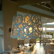Lampe suspension / contemporaine / en acier galvanisé  laqué IDDA