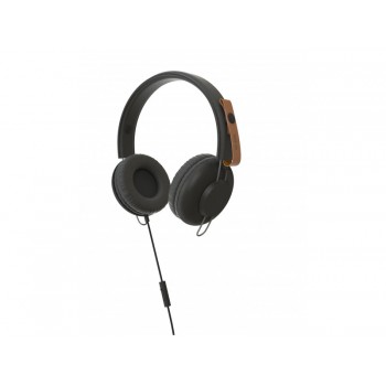 CASQUE ACME HA08B SATURUN Light headphones + cable +mic noir 
