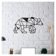 Metal wall art Bear
