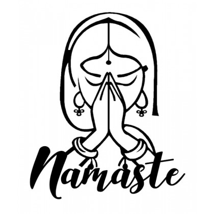 Metal wall art Namaste Metal wall art Namaste