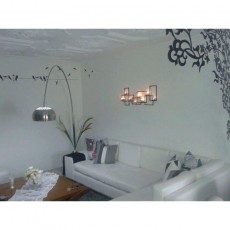 Labyrinth wall-mounted candle holder