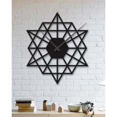 Metal wall Clock Geometric figure