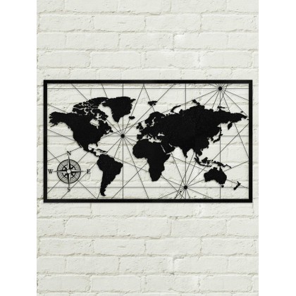 Tableau Deco En Acier Carte Du Monde Couleur Gris Dimensions Tableau 77 5cm 48cm Tableau Deco En Acier Carte Du Monde Couleur Gris Dimensions Tableau 77 5cm 48cm