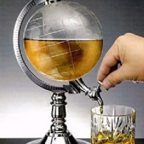 Distributeur de boisson design globe