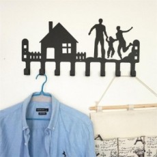Steel coat rack