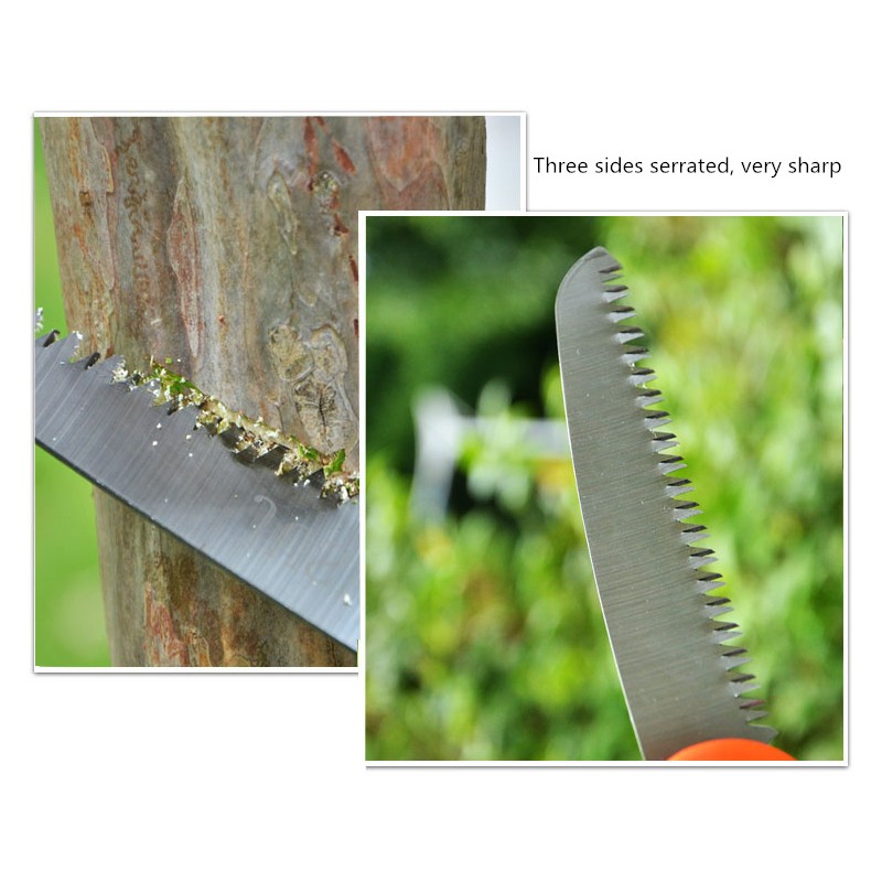 Scie pliante multifonction – lame 25cm - Élagage, Jardinage, Camping, Bushcraft - Bricolage Scie pliante multifonction – lame 25cm - Élagage, Jardinage, Camping, Bushcraft - Bricolage