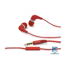 Ecouteurs Groovy intra-auriculaires avec micro ACME HE15R Rouge