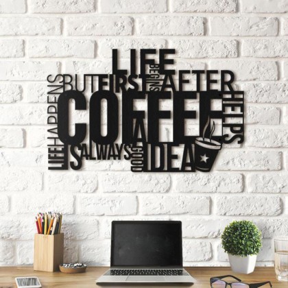 Tableau déco en acier Coffee Tableau déco en acier Coffee