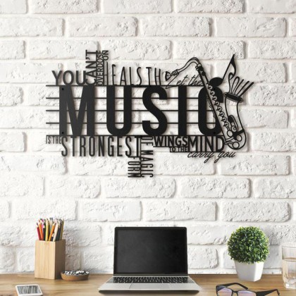 Tableau déco en acier Music Tableau déco en acier Music