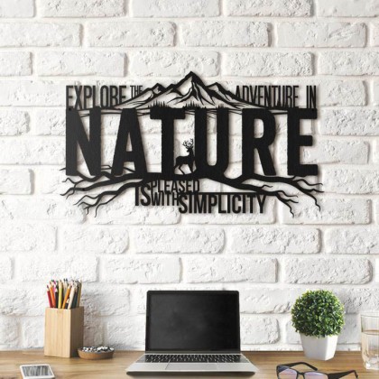Tableau déco en acier Nature Tableau déco en acier Nature