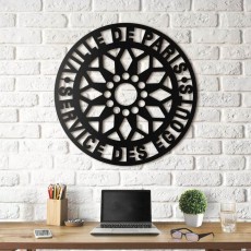 Metal wall art Paris Manhole Cover