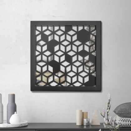 Miroir en acier Nid d'abeille Miroir en acier Nid d'abeille