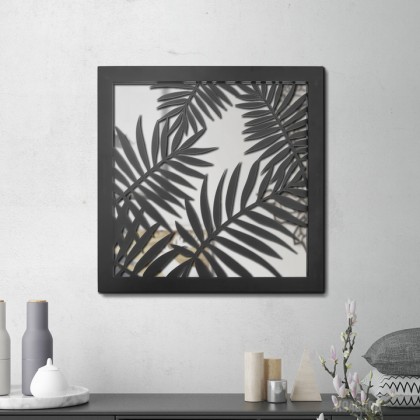 Miroir en acier Palmier Areca Miroir en acier Palmier Areca