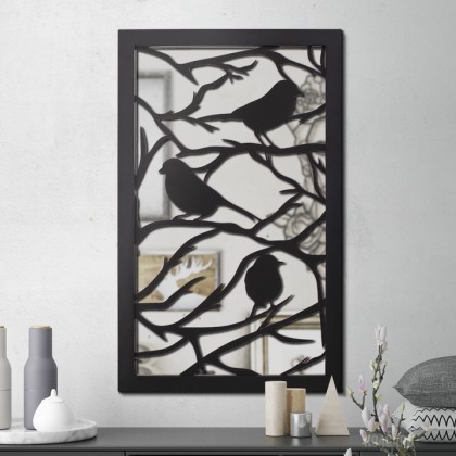 Miroir en acier Branche Miroir en acier Branche