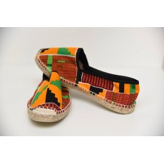 Espadrille ethnique en pagne wax