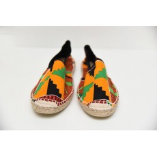 Espadrille ethnique en pagne wax