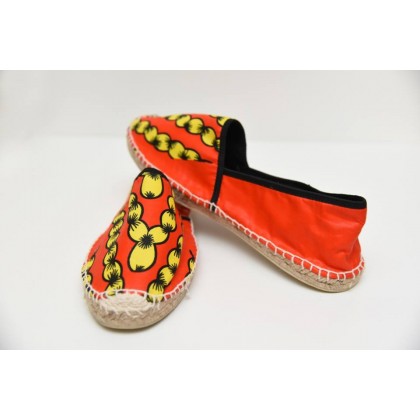 Espadrille ethnique en pagne wax Espadrille ethnique en pagne wax