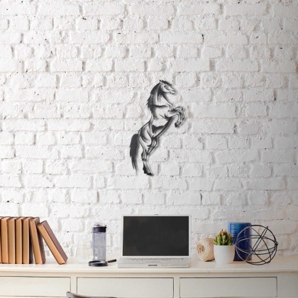Tableau déco en acier Cheval sauvage Tableau déco en acier Cheval sauvage