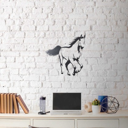 Tableau déco en acier Cheval Tableau déco en acier Cheval