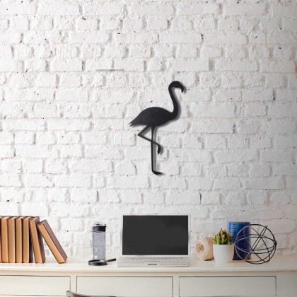 Tableau déco en acier Flamant Rose Tableau déco en acier Flamant Rose