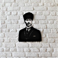 Metal wall art Atatürk