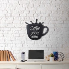 Metal wall art Coffee is always good idea
