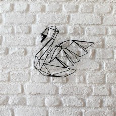Metal wall art Swan